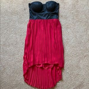 Strapless dress